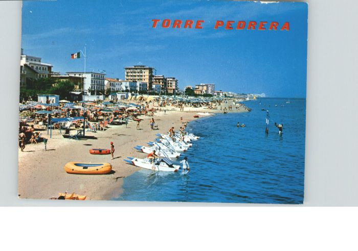 Torre Pedrera Alberghi Spiaggia Mare Strand
