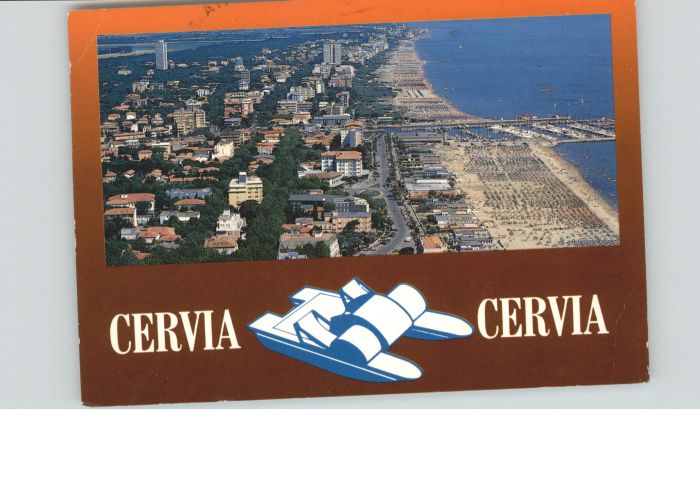 Cervia Riviera Adriatica Fliegeraufnahme