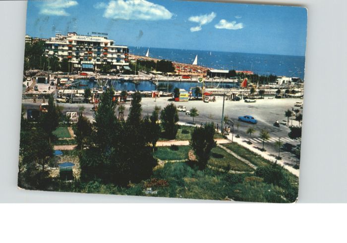 Riccione Darsena Hotel Savioli Spiaggia Dock Gasthaus Tankstelle