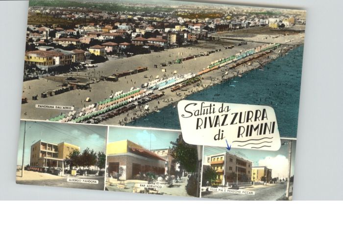 Rimini Rivaz Zurra Albergo Pandora Villa Pia Pensione Piccari