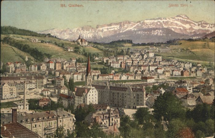 St Gallen SG St Gallen Saentis Kirche