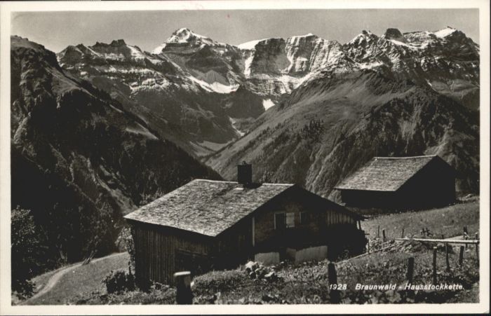 Braunwald GL Braunwald Hausstockkette