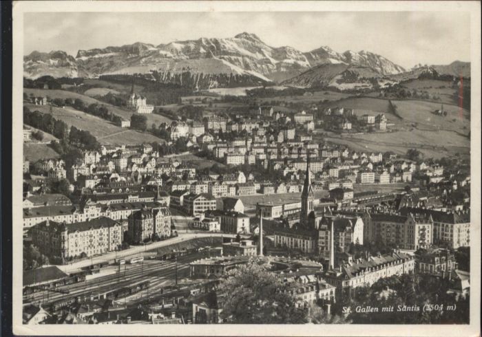 St Gallen SG St Gallen Saentis Kirche