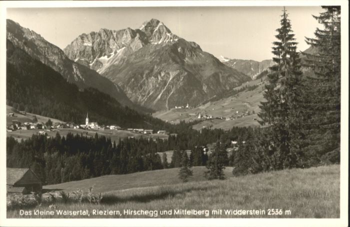 Riezlern Kleinwalsertal Vorarlberg Riezlern Kleinwalsertal Hirschegg Mittelberg