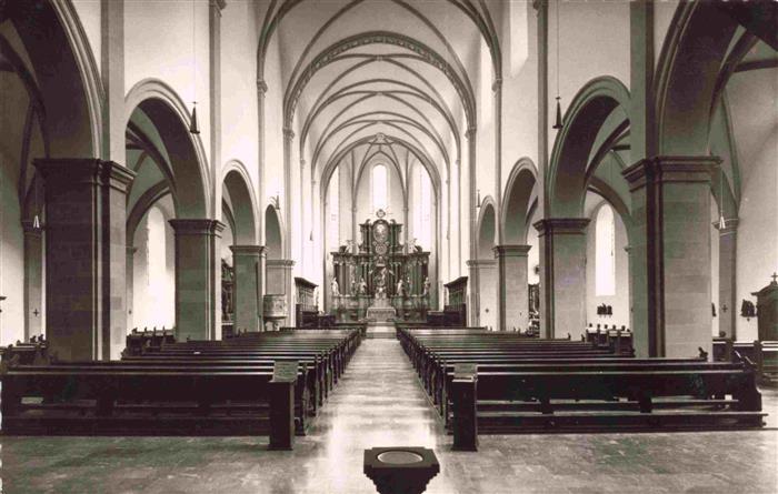 Pruem Eifel Inneres der erneuerten Basilika
