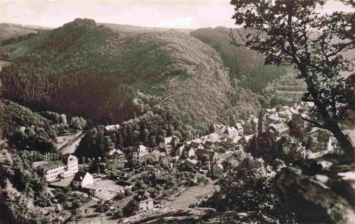 Bad Bertrich Rheinland-Pfalz Panorama Blick ins Tal