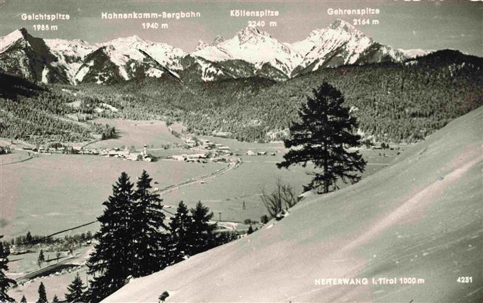 Heiterwang Ausserfern Tirol AT Winterpanorama Alpen