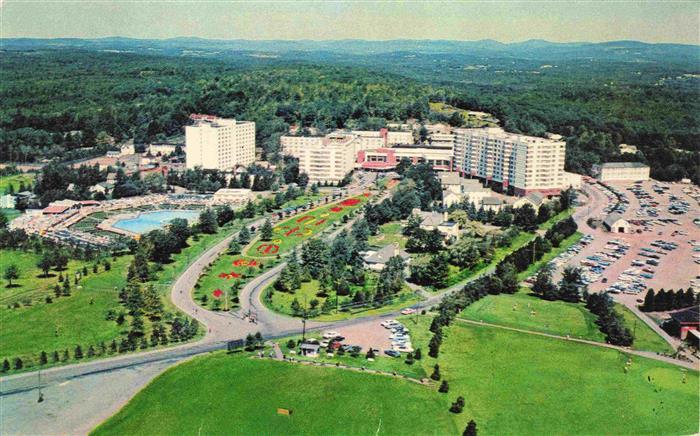 Kiamesha Lake New York USA The Concord Hotel aerial view