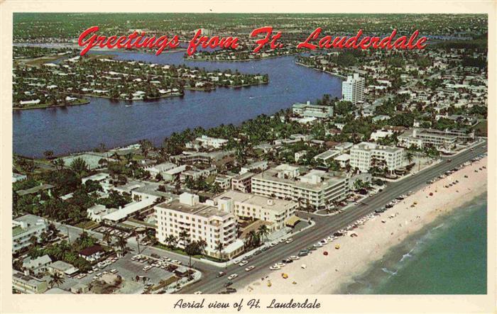 Fort Lauderdale Florida USA Aerial view