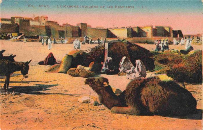 Sfax Tunesie Marché indigène et les remparts