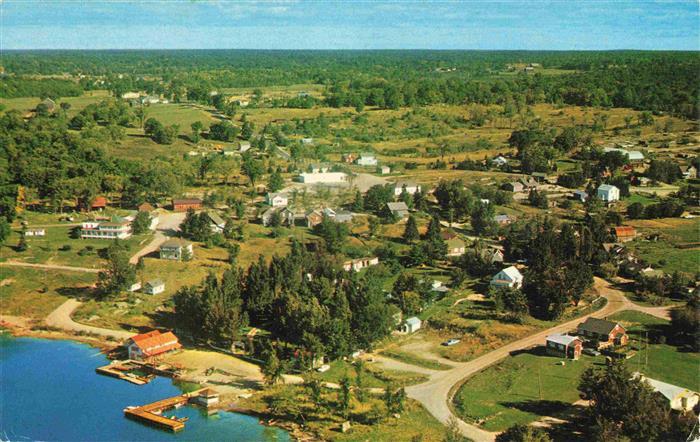 Port Loring Sudbury Ontario Canada Bird's eye view