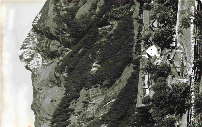 Nesselwaengle Tirol AT mit Gaichtspitze