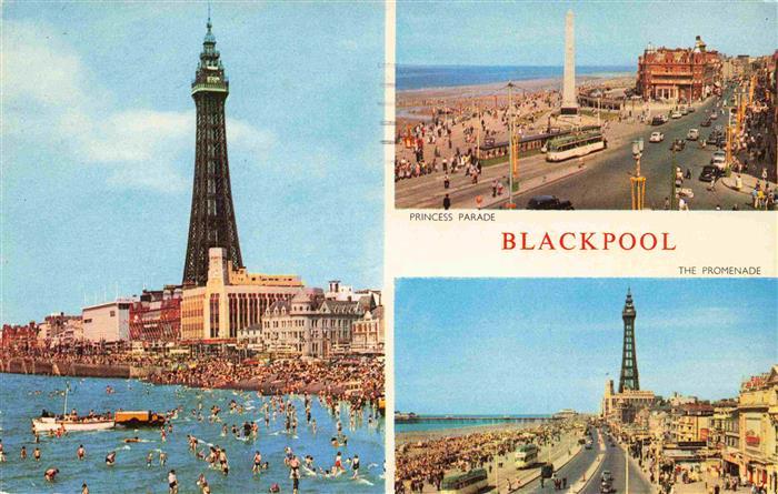 BLACKPOOL UK Blackpool Tower Princess Parade The Promenade