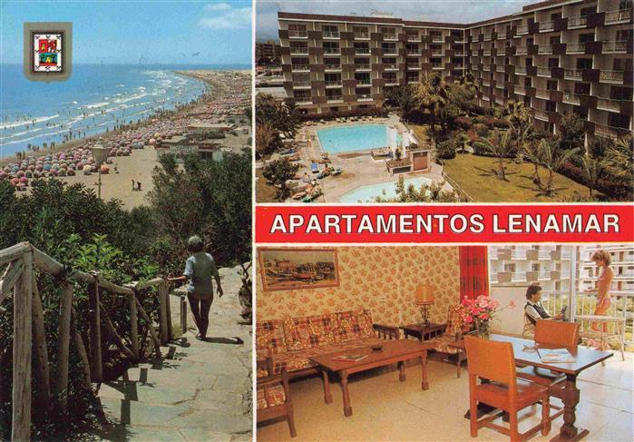 Playa del Ingles Gran Canaria ES La Playa Apartamentos Lenamar Zimmer
