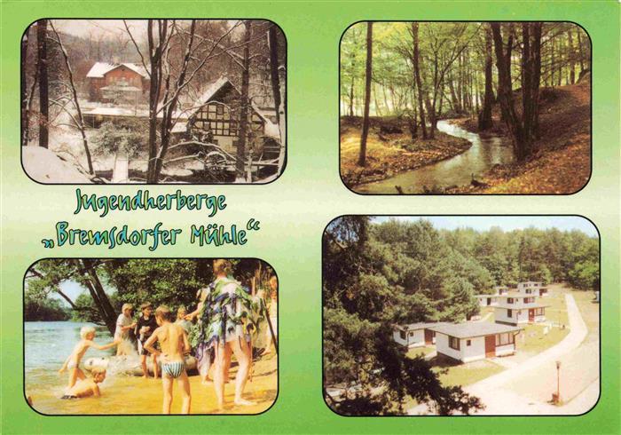 Bremsdorf Muehle Jugendherberge Bremsdorfer Muehle Strand Waldpartie Bungalows