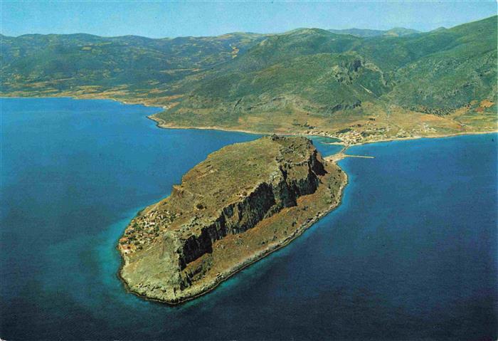 Monemvasia Monemvassia Greece Fliegeraufnahme