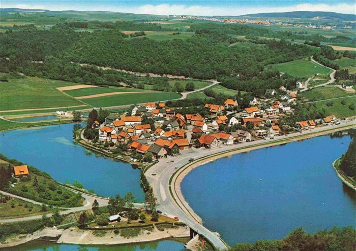 Niederwerbe Edersee Fliegeraufnahme