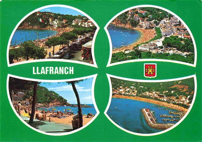 Llafranch Llafranc ES Strandpartien Fliegeraufnahmen