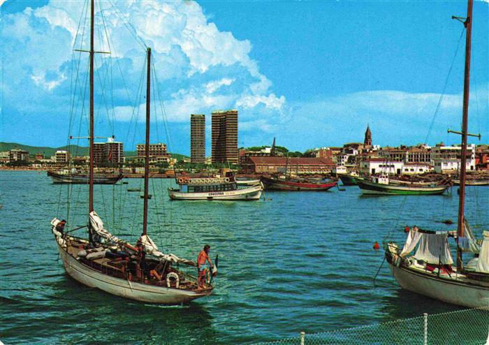 Palamos Costa Brava ES Detalle del puerto