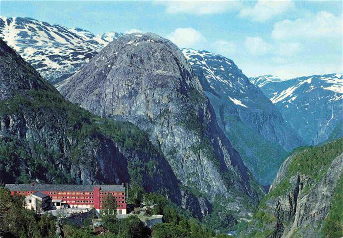 Stalheim Norge Hotel mot Naeroydalen og Jordalsmuten