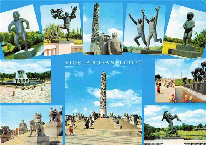 Oslo  Norge Vigelandsparken Gedenkstaette