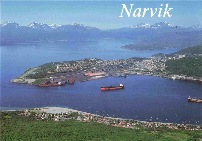 Narvik Norway Fliegeraufnahme