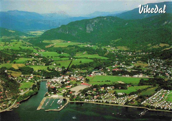 Vikedal Norge Fliegeraufnahme