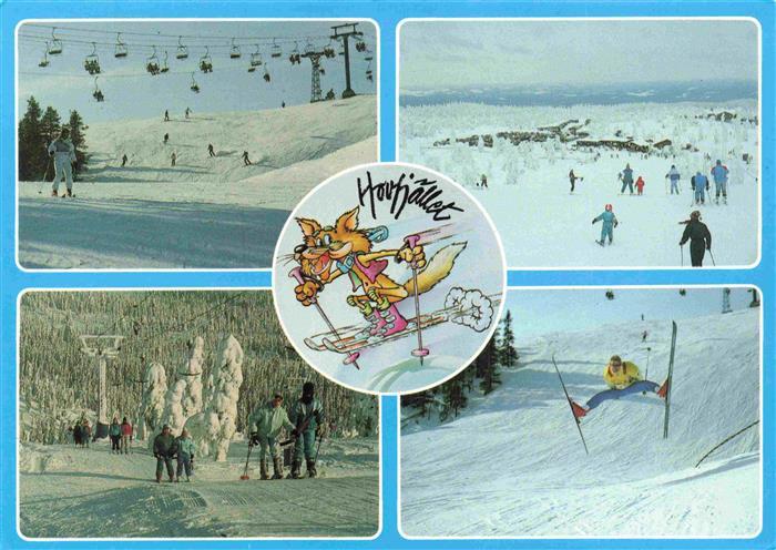Torsby Sweden Hovfjaellet Wintersportplatz Skipisten Skilifte