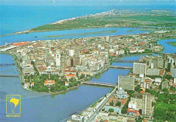 Recife Brazil Vista aérea parcial