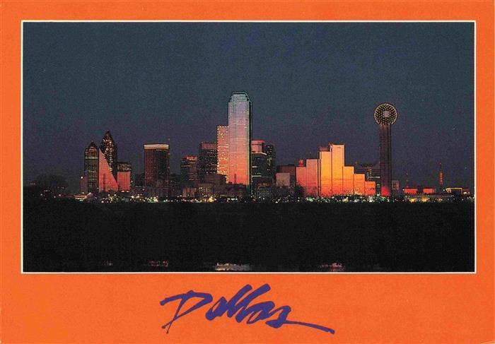 Dallas  Texas USA Downtown at night