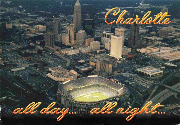 Charlotte North Carolina USA Fliegeraufnahme