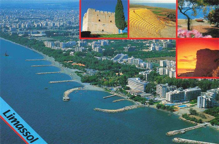 Limassol Cyprus Fliegeraufnahme