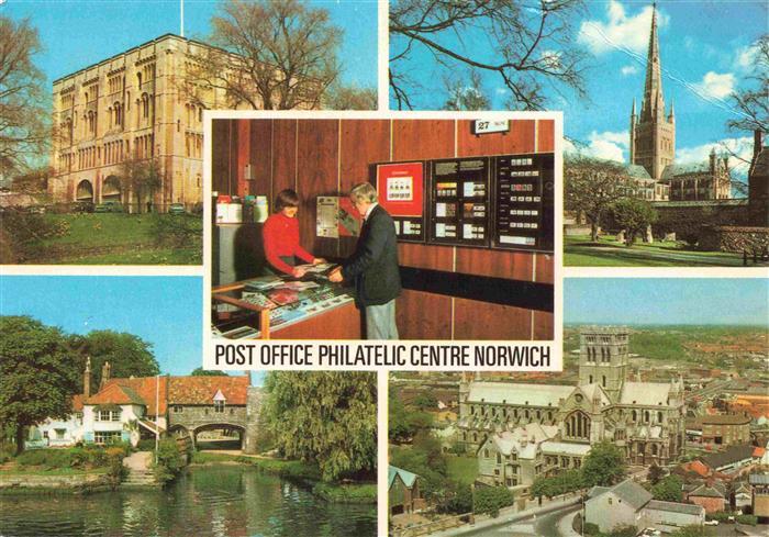 Norwich UK Post Office Philatelic Centre Teilansichten