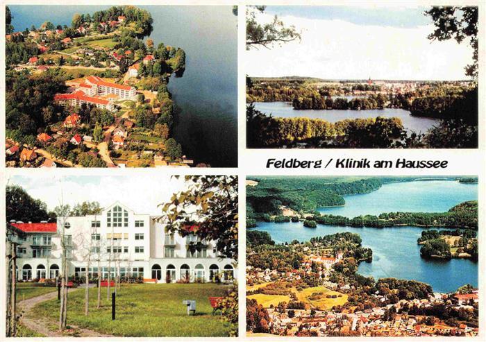 Feldberg Mecklenburg Fliegeraufnahmen Klinik am Haussee