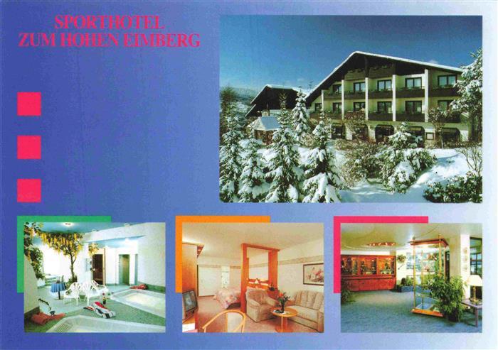 Willingen Sauerland Sporthotel Zum Hohen Eimberg Gastraum Rezeption