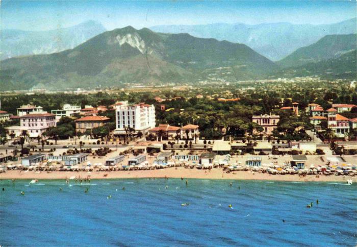 Marina di Massa Carrara Toscana IT Panorama dall'Aereo