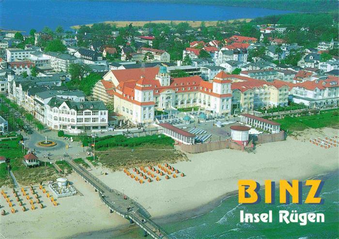 Binz Ruegen Ostseebad Fliegeraufnahme