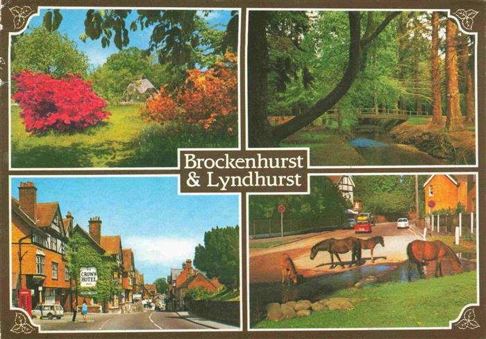 Brockenhurst Hampshire UK Furzey gardens Minstead Lyndhurst By the Ornamental Dr