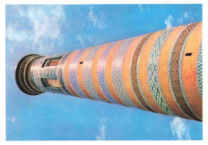 Chiwa Khiva Usbekistan Minaret Islam Joudzha Fragmento