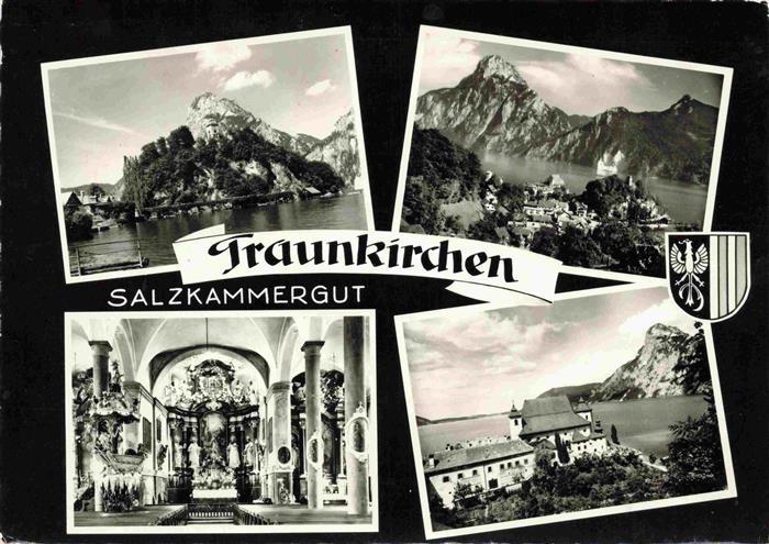 Traunkirchen AT Panorama Kirche Inneres