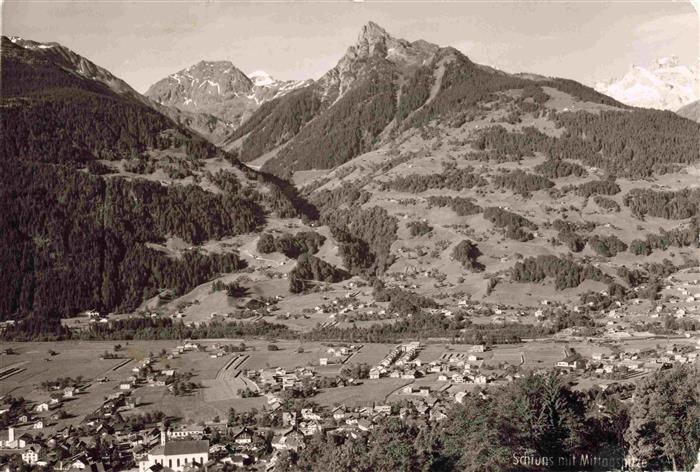 Schruns Tschagguns Vorarlberg AT Fliegeraufnahme