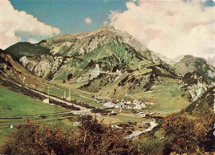 Stuben Vorarlberg Flexenstrasse Tirol AT Fliegeraufnahme