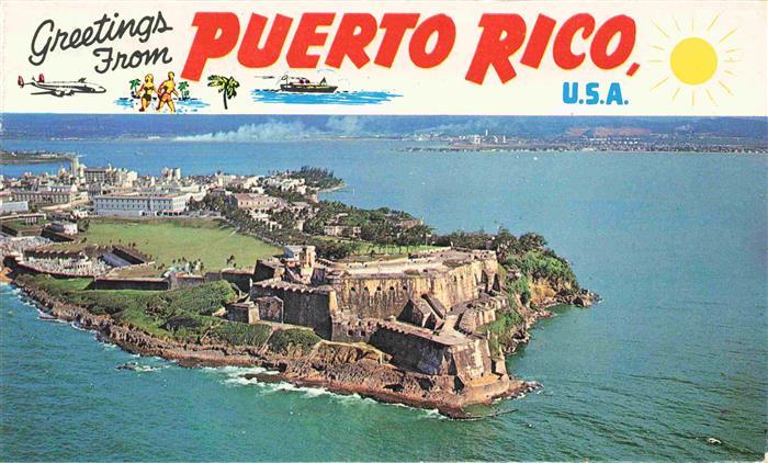 San Juan Puerto Rico Fortress El Morro Fliegeraufnahme