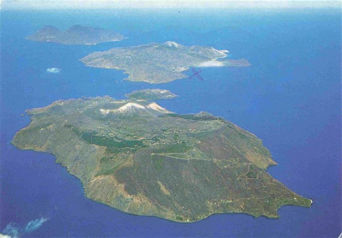 Eolie Isole Italia Isole di Vulcano Fliegeraufnahme