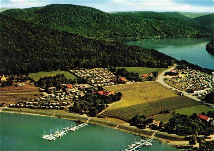 Scheid Halbinsel Hessen Fliegeraufnahme