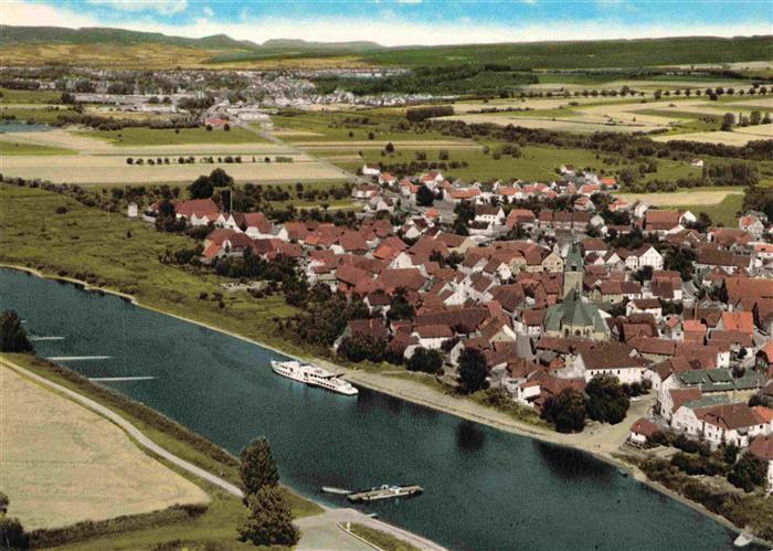 Luechtringen Hoexter Panorama Weser