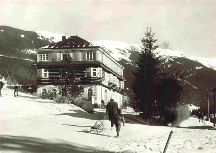 St Peter Riesengebirge Svaty Petr CZ Berghotel Wintersport im Riesengebirge