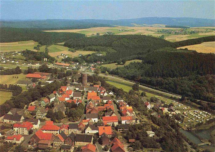 Trendelburg Diemel Deisel Hessen Fliegeraufnahme