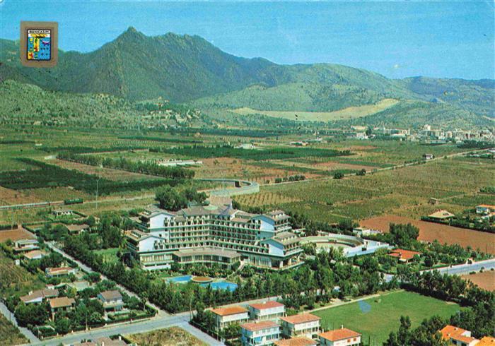 Benicasim Valenciana ES Fliegeraufnahme Hotel Orange
