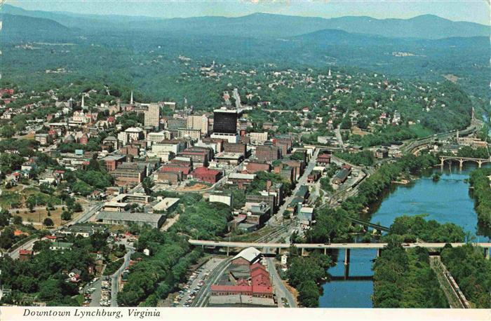 Lynchburg Virginia Fliegeraufnahme